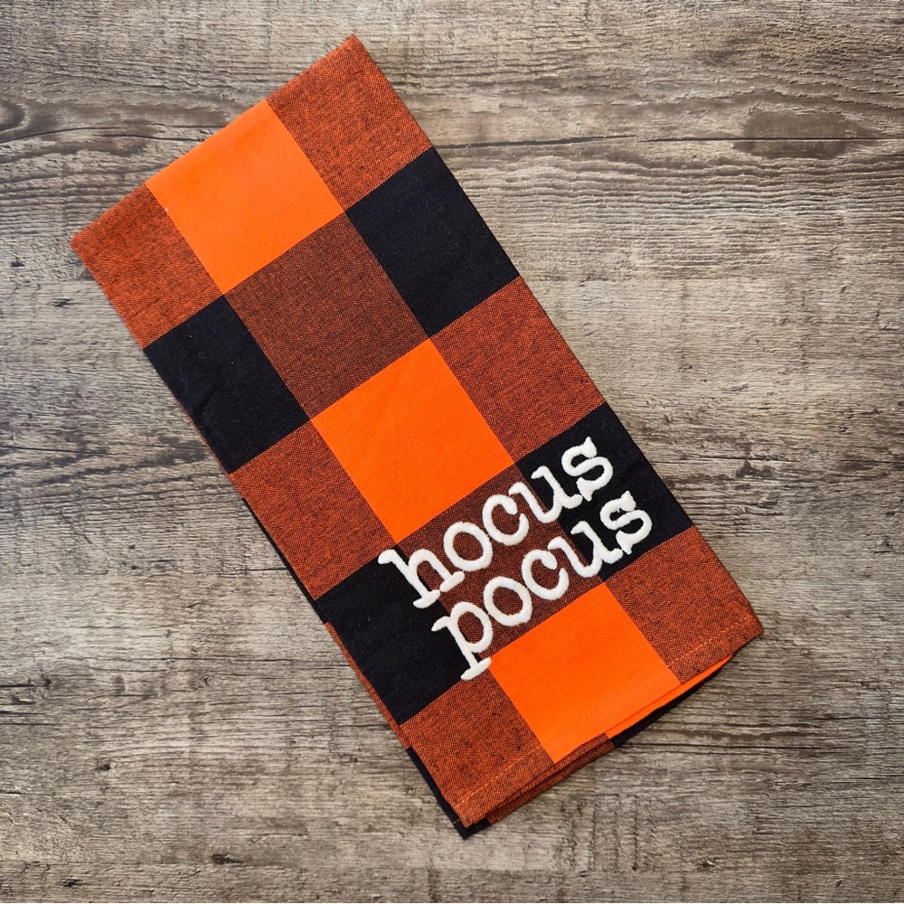 Hocus Pocus Embroidered Kitchen Towel 🧙‍♀️